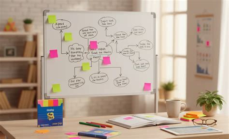 Re-Stick, Post It - Re-Stick Paper NEON (Colored & Markers) Trader ...