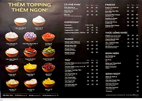 Khám Phá Menu Highlands Coffee Năm 2025 | Kit Voucher