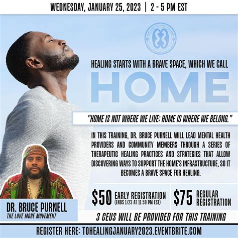 Healing Starts with a Brave Space, Which We Call Home, January 25 2023 ...