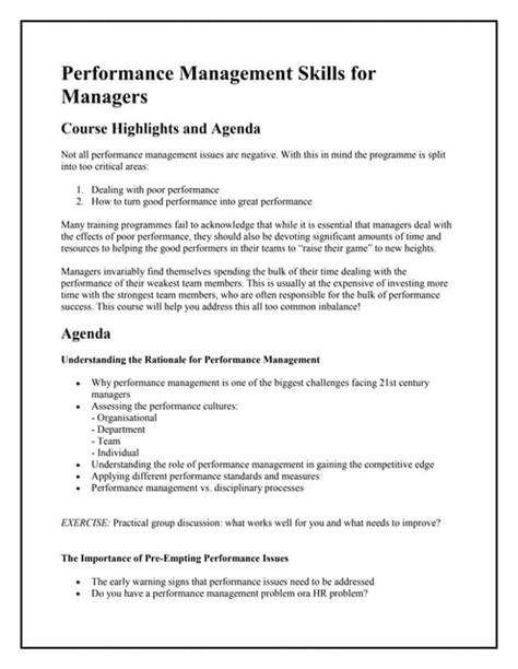 Image result for Performance Management Training Notes Free