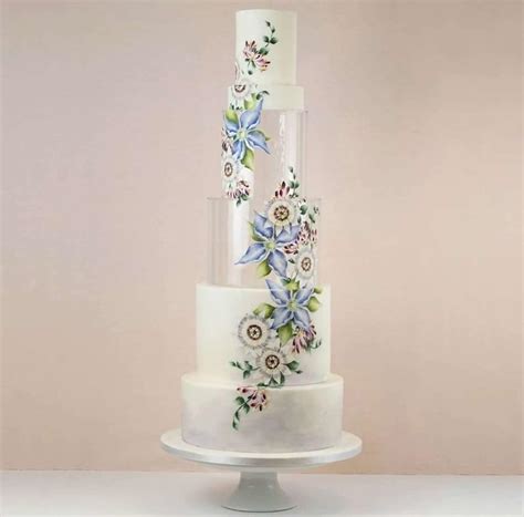 Cake stand - Fillable Acrylic cake stand - cake separator - Fill a tier ...