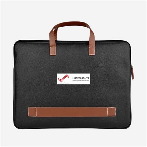 Black Zippered Laptop Sleeve – 15.6” | Stylish Vegan Leather with Pock ...