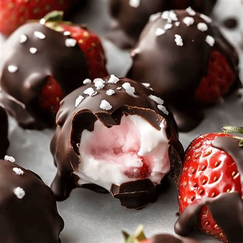Easy Chocolate Strawberry Yogurt Bites Recipe