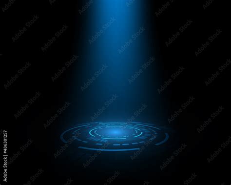 abstract blue light technology background Stock Vector | Adobe Stock