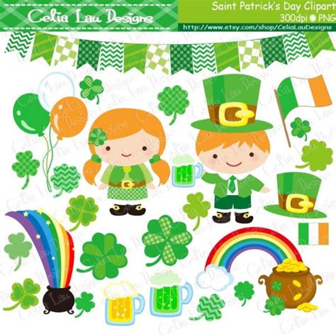 Saint Patricks Day Clipart , Shamrock Clipart, St. Patrick's Day ...