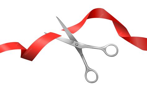 Green Ribbon Cutting Scissors