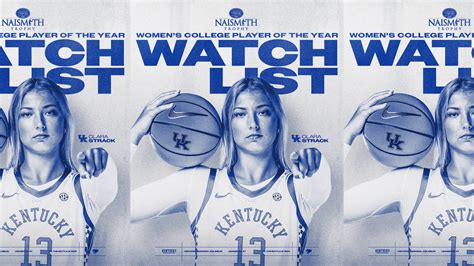 Clara Strack Named to Jersey Mike’s Naismith Trophy Women’s College ...