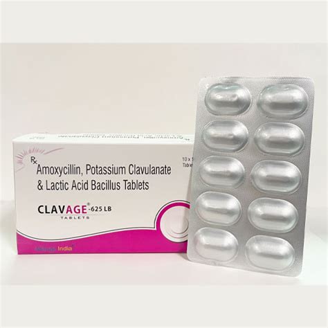 CLAVAGE®-625 LB Tablets Daksh Pharmaceuticals Pvt. Ltd.