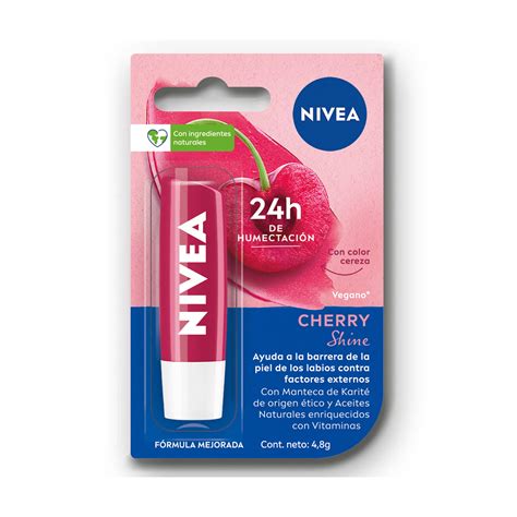 MANTECA DE CACAO NIVEA CHERRY X 4,8 G - Farmacia Rivarola