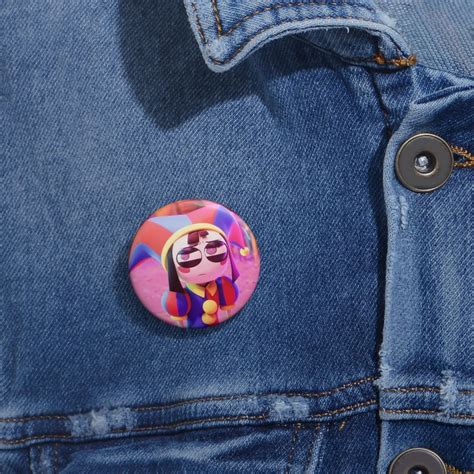 Buy Pomni the Amazing Digital Circus Colorful Jester Character Pin ...