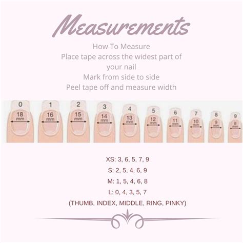 Press On Nail Size Chart - New Product Critiques, Deals, and Buying ...