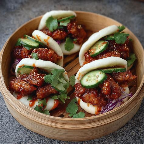 Korean Fried Chicken Bao