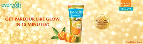 Buy Everyuth Natural Advanced Golden Glow Peel Off Mask for Instant ...