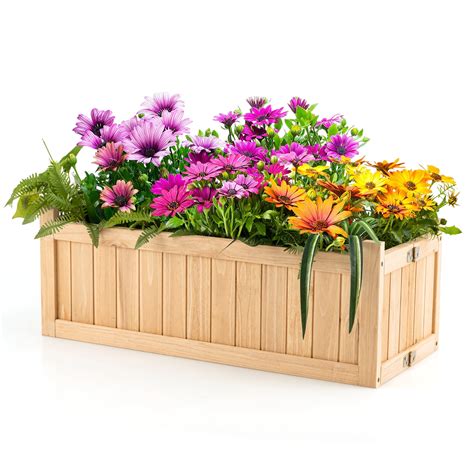 Outdoor Wood Planters