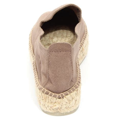 G1626 mocassino espadrillas donna MANEBI light brown suede loafer women