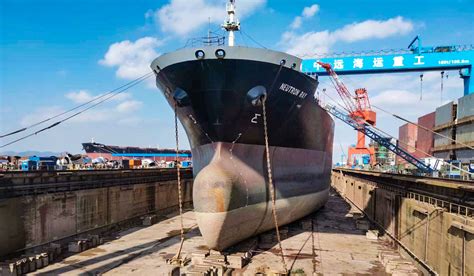 舟山中远海运重工第三艘8.16万吨散货船（N747）完成试航_船舶_龙de船人