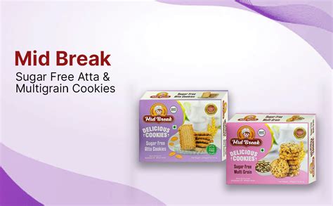 MidBreak - Sugar Free Atta & Multigrain Cookies [ Pack of 2] | Premium ...
