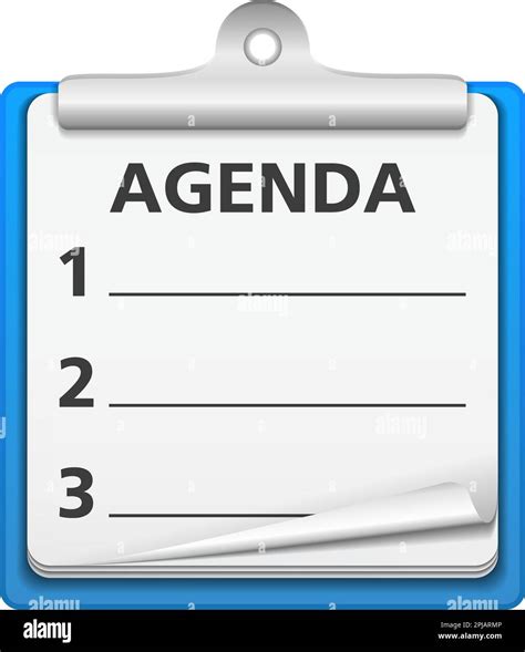 Agenda Clip Art