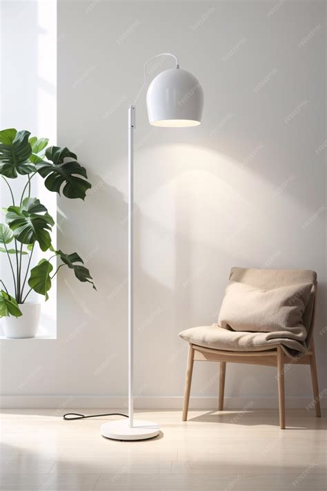 Premium AI Image | Modern Minimalist Floor Lamp