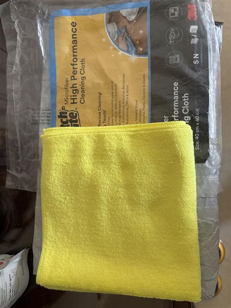 3M Scotch-Brite Microfiber High Performance Cleaning Cloth 350 GSM ...