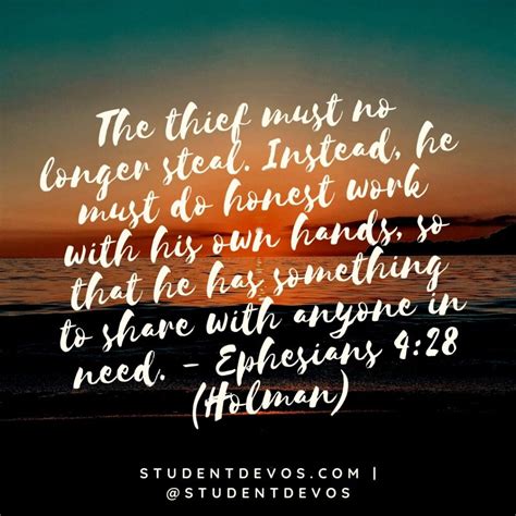 Today’s Daily Bible Verse and Devotion – Ephesians 4:28 – The Z