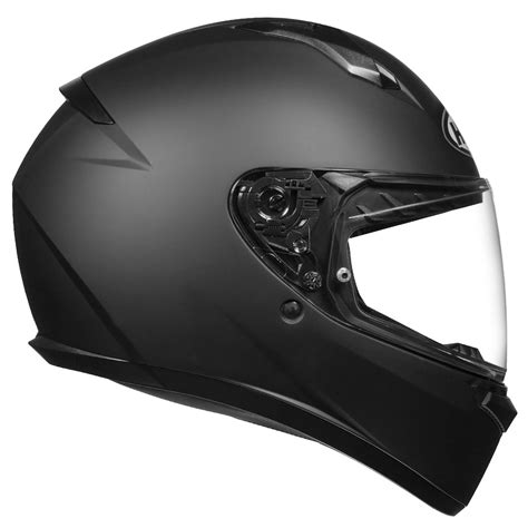 HJC C10 Solid Black Helmet | Full-Face ECE 22.06 Certified Helmet ...