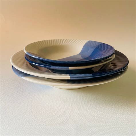 Enjoy a classical dining experience in our ceramic pasta plates ...