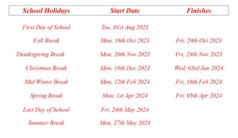 Bulloch County School Calendar 2023-2024 & Holidays