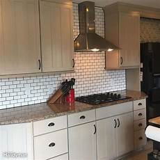 Tiling A Backsplash With Tile Sheets by Dos And Don Ts From A Time Diy Subway Tile Tiling A Backsplash With Tile Sheets