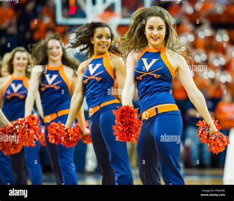 Virginia cavaliers cheerleaders hi-res stock photography and images - Alamy