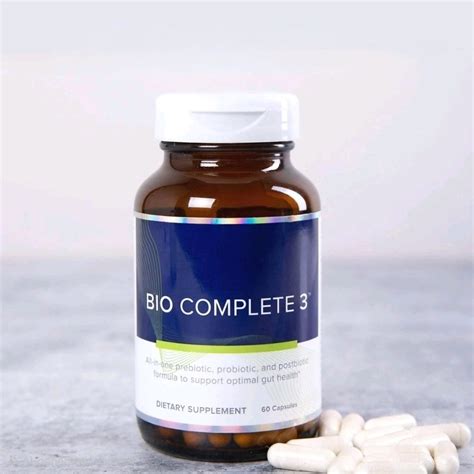 BIO COMPLETE 3 Capsules 60 Count NEW PreBiotic, ProBiotic & PostBiotic ...
