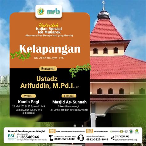 MSB | Masjid As Sunnah | [OPEN DONASI RAMADHAN 1443 H]⠀ ⠀ Makin ...