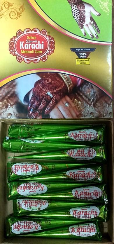 Dulhan Special Karachi Mehandi cone Natural Mehendi Price in India ...