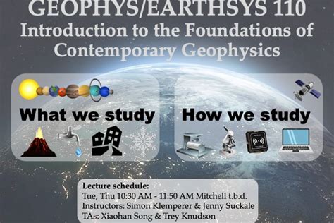 Winter Quarter Courses, 2023-2024 | Geophysics