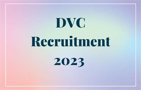 DVC Recruitment 2023 For 28 General Duty Medical Officer Posts
