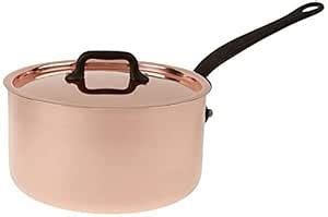 Buy Mauviel 6540.19 M'Heritage M250C 2.5mm Copper Saucepan with Lid, 2. ...