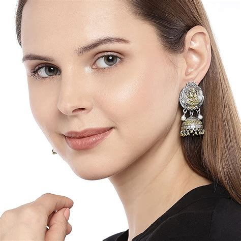 Latest Oxidised German Silver Jhumkas Designs 2025 | South Indian Jewels