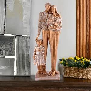 Buy zart Resin Love Family Couple Showpiece for Home Decor Showpiece ...