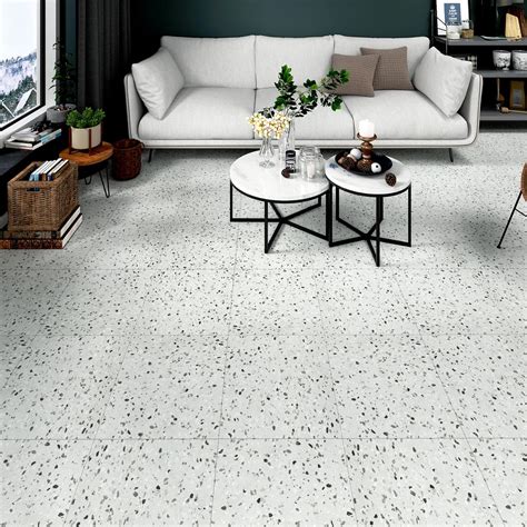 HotDecor Gray Faux Terrazzo Peel and Stick Floor Tile India | Ubuy