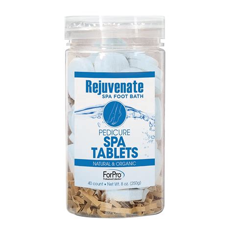 Buy Rejuvenate Spa Foot Bath Pedicure Spa Tablets, Organic Foot Soak ...