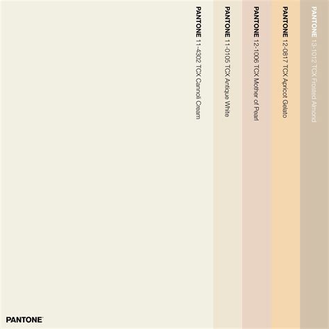 Hidden Hues Pantone Light Cream Beige Color Palette | Pantone, Beige ...