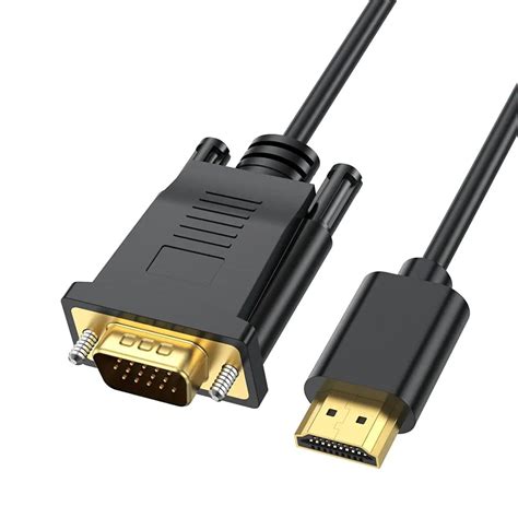 Buy Rec Trade HDMI to VGA Cable, Unidirectional HDMI to VGA Video ...