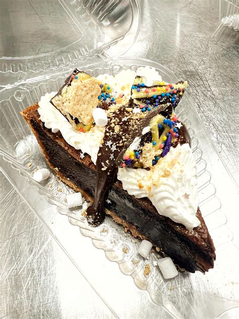 Chocolate “Moon” Pie I made for the Eclipse at work - Dining and Cooking