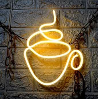 SG PRINT Teacup LED NEON Sign Neon Sign Perfect for Tea Lover, Coffee ...