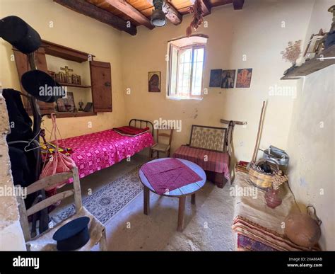 For visitors of Odigitria Monastery historical furnished monk's cell ...