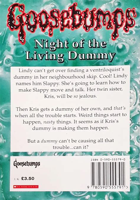 Goosebumps #7 : Night of The Living Dummy (P) – Books and You