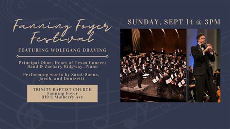 Fanning Foyer Festival with Wolfgang Draving, oboe, 319 E Mulberry Ave ...
