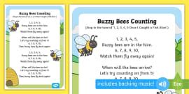 Buzzy Bees Counting Song PowerPoint