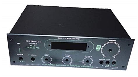 Quality Cabinet for Amplifier Box Body Chassis only Black Color Cabinet ...