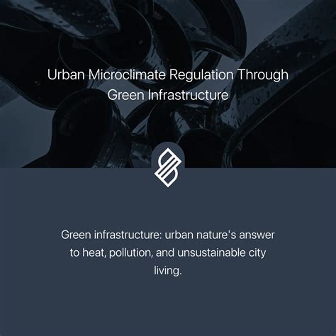 Urban Microclimate Regulation Through Green Infrastructure → Scenario